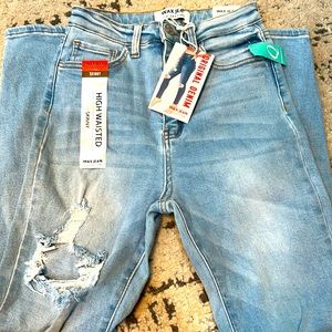 High waisted jeans (skinny) size (7)